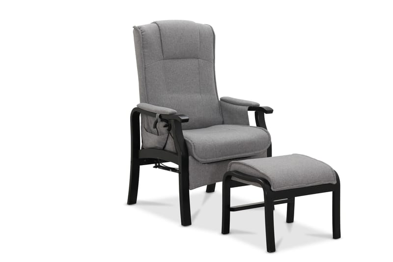 Reclinerfåtölj Saika Reclinerfåtölj Elektrisk Ljusgrå - Products - Möbler - Fåtölj & stolar - Fåtölj - Biofåtölj & reclinerfåtölj