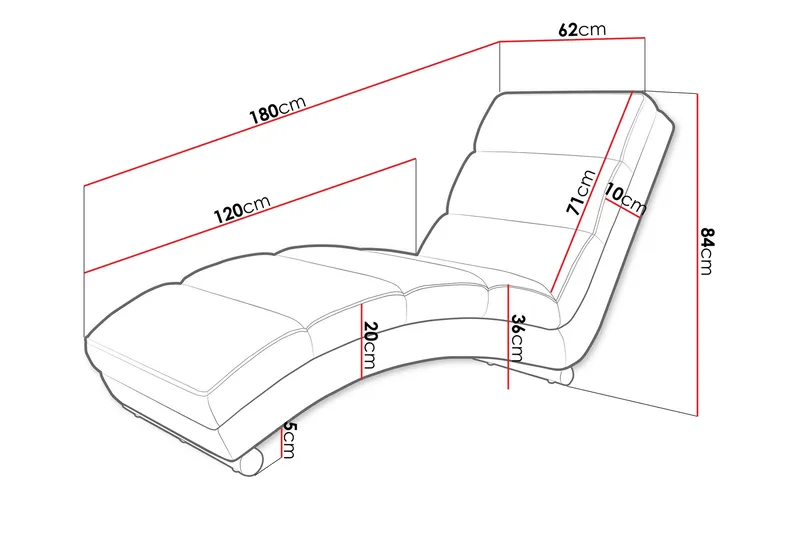 Regalado Liggfåtölj - Grön - Products - Möbler - Fåtölj & stolar - Fåtölj - Liggfåtölj