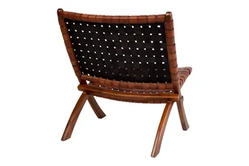 Ricco Läderfåtölj - Brun/Teak - Products - Möbler - Fåtölj & stolar - Fåtölj - Skinnfåtölj & läderfåtölj