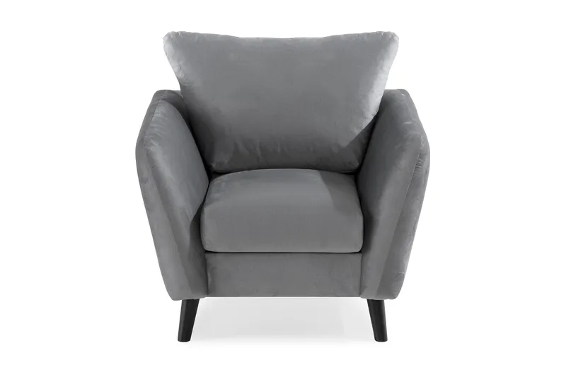 Trend Fåtölj - Ljusgrå Sammet - Products - Möbler - Fåtölj & stolar - Fåtölj