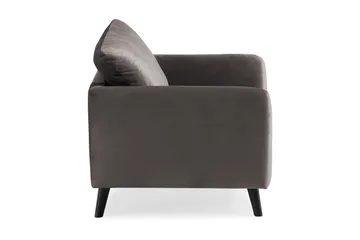 Trend Fåtölj - Mörkgrå Sammet - Products - Möbler - Fåtölj & stolar - Fåtölj