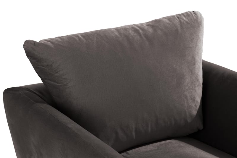 Trend Fåtölj - Mörkgrå Sammet - Products - Möbler - Fåtölj & stolar - Fåtölj