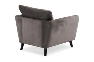 Trend Fåtölj - Mörkgrå Sammet - Products - Möbler - Fåtölj & stolar - Fåtölj