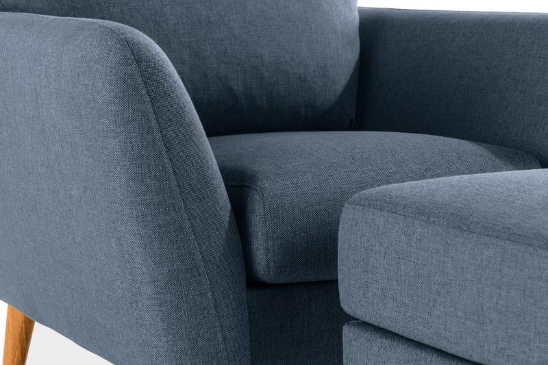 Trend Fåtölj med Fotpall - Blå - Products - Möbler - Fåtölj & stolar - Fåtölj - Fåtölj med fotpall