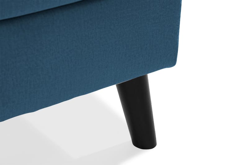 Trend Fåtölj med Fotpall - Midnattsblå Sammet - Products - Möbler - Fåtölj & stolar - Fåtölj - Fåtölj med fotpall