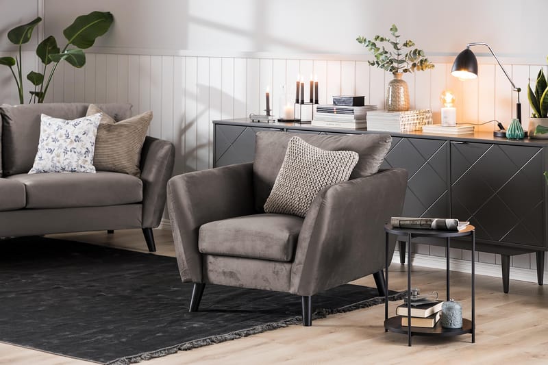 Trend Fåtölj - Mullvad Sammet - Products - Möbler - Fåtölj & stolar - Fåtölj