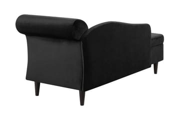 Tyland Schäslong Höger - Svart - Products - Möbler - Fåtölj & stolar - Fåtölj - Liggfåtölj