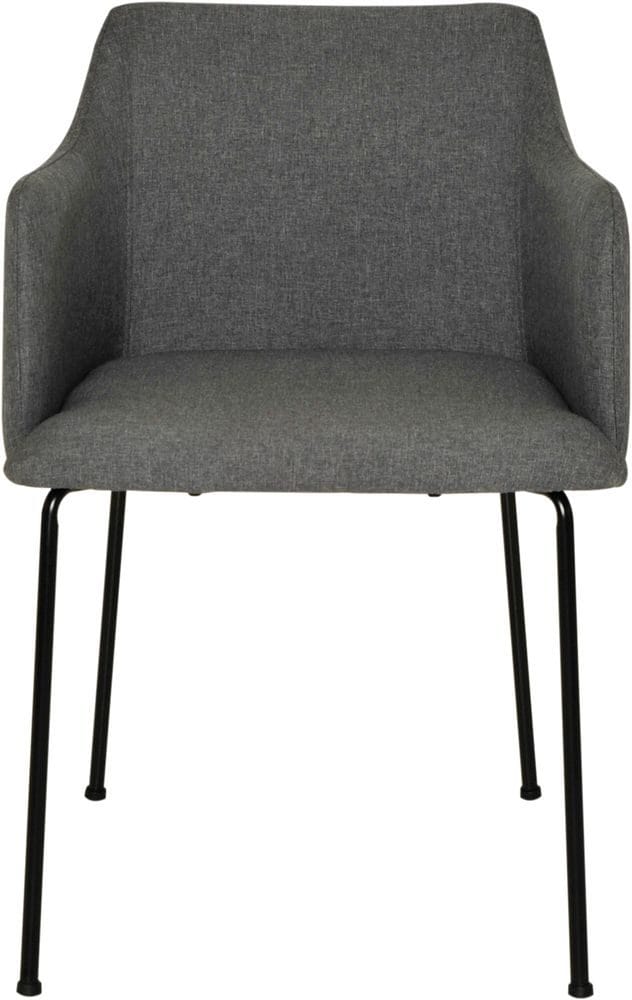 Faron karmstol - Grå/svart - Grå/svart - Products - Möbler - Fåtölj & stolar - Karmstol