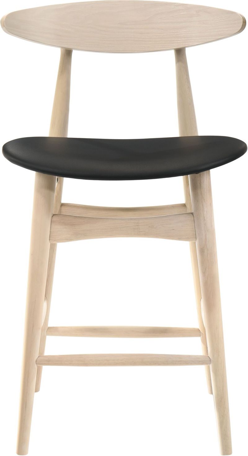 Florence barstol whitewash - Sitthöjd 69 cm - Whitewash/svart - Products - Möbler - Fåtölj & stolar - Barstol & barpall