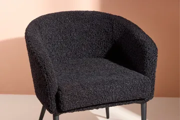 Fluffy Fåtölj - Svart - Products - Möbler - Fåtölj & stolar - Fåtölj