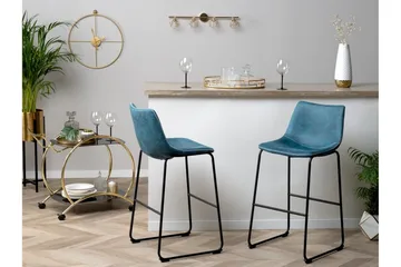 Franks Barstol 46 cm - Blå - Products - Möbler - Fåtölj & stolar - Barstol & barpall