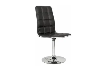 Frida Matstol Konstläder - Svart - Products - Möbler - Fåtölj & stolar - Matstol & köksstol