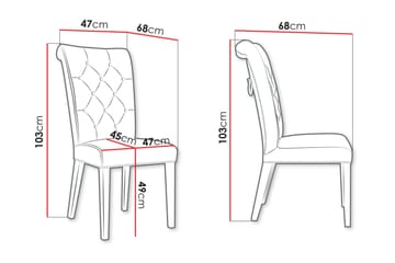 Garvin Matstol - Grön/Svart - Products - Möbler - Fåtölj & stolar - Matstol & köksstol