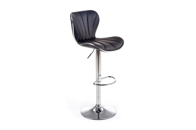 Harlowe Barstol Konstläder, Svart