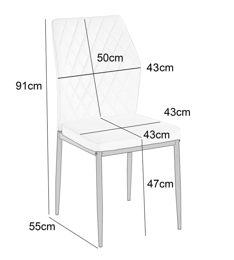 Inez matstol i beige sammet med svarta ben - Beige - Products - Möbler - Fåtölj & stolar - Matstol & köksstol