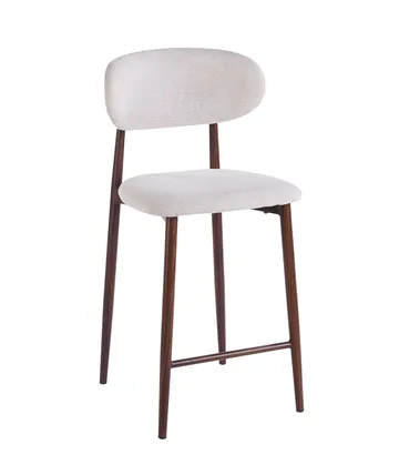 Ingrid barstol (Counter) Beige/valnöt - Beige/valnöt - Products - Möbler - Fåtölj & stolar - Barstol & barpall