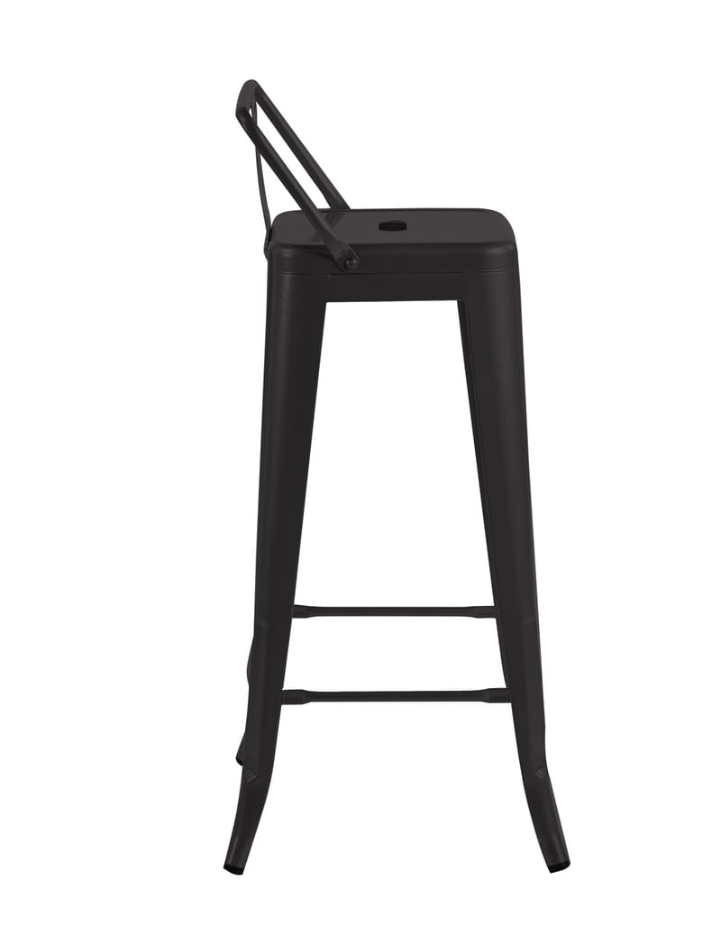 Iris barstol i svart metall - Sitthöjd 76 cm - Svart - Products - Möbler - Fåtölj & stolar - Barstol & barpall