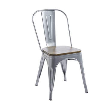 Iris matstol i metall med träsits - Products - Möbler - Fåtölj & stolar - Matstol & köksstol