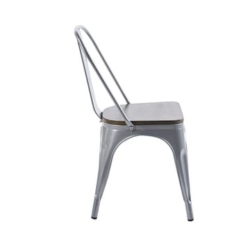 Iris matstol i metall med träsits - Products - Möbler - Fåtölj & stolar - Matstol & köksstol