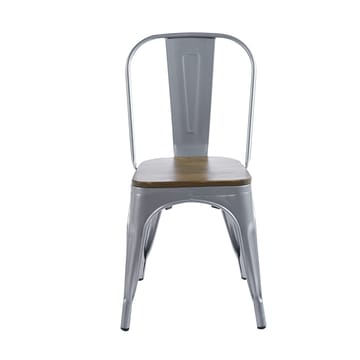 Iris matstol i metall med träsits - Products - Möbler - Fåtölj & stolar - Matstol & köksstol