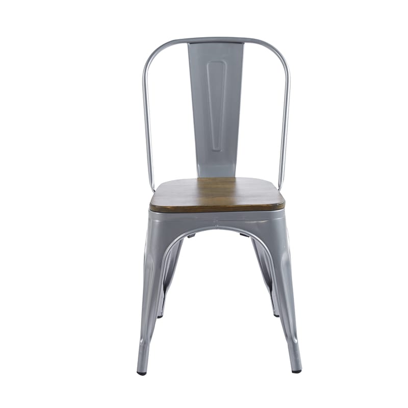 Iris matstol i metall med träsits - Products - Möbler - Fåtölj & stolar - Matstol & köksstol