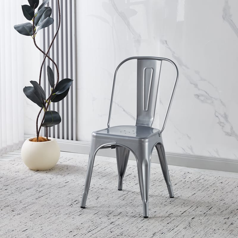 Iris matstol i metall - Products - Möbler - Fåtölj & stolar - Matstol & köksstol