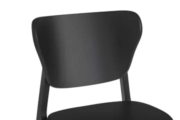 Jerup Matstol - Svart - Products - Möbler - Fåtölj & stolar - Matstol & köksstol