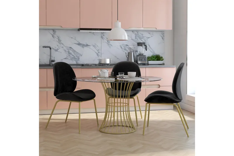 Kaiti Matstol - Svart - Products - Möbler - Fåtölj & stolar - Matstol & köksstol