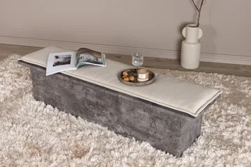 Kellogg Sittbänk 160 cm - Grå - Products - Möbler - Fåtölj & stolar - Sittbänk