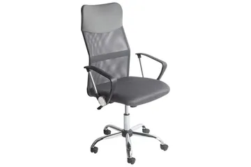 Kontorsstol Design Grå/svart/silver - Grå/svart/silver - Products - Möbler - Fåtölj & stolar - Kontorsstol & skrivbordsstol