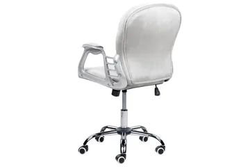 Kontorsstol med kristaller Princess Grå/Silver/Svart - Grå/Silver/Svart - Products - Möbler - Fåtölj & stolar - Kontorsstol & skrivbordsstol