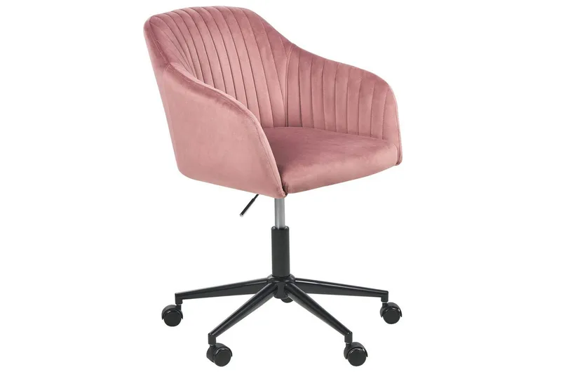 Kontorsstol Venice Rosa/Svart - Rosa/Svart - Products - Möbler - Fåtölj & stolar - Kontorsstol & skrivbordsstol
