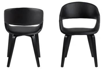 Loraina Karmstol - Svart - Products - Möbler - Fåtölj & stolar - Karmstol