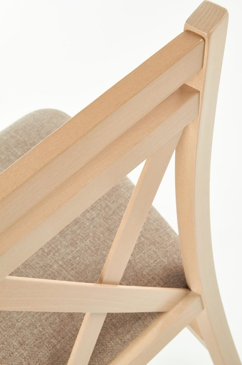 Marstrand matstol - Sonoma ek/beige - Beige - Products - Möbler - Fåtölj & stolar - Matstol & köksstol