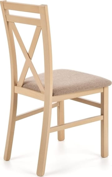 Marstrand matstol - Sonoma ek/beige - Beige - Products - Möbler - Fåtölj & stolar - Matstol & köksstol