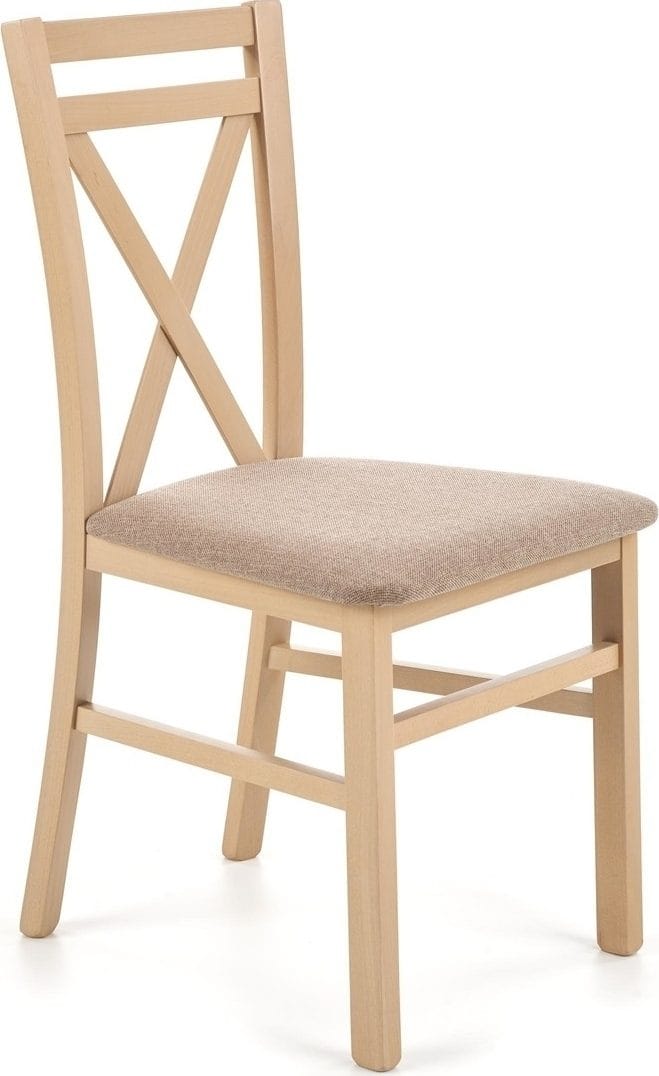 Marstrand matstol - Sonoma ek/beige - Beige - Products - Möbler - Fåtölj & stolar - Matstol & köksstol