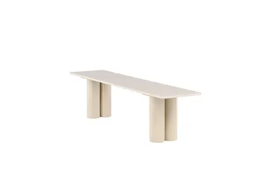 Matbänk Olivia 40x180x45 cm - Vit - Products - Möbler - Fåtölj & stolar - Sittbänk