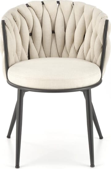 Matstol ljusbeige sammet - ljusbeige - Products - Möbler - Fåtölj & stolar - Karmstol