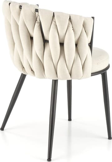 Matstol ljusbeige sammet - ljusbeige - Products - Möbler - Fåtölj & stolar - Karmstol