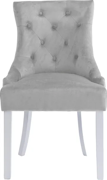 Matstol Tuva - Gråbeige sammet - Gråbeige - Products - Möbler - Fåtölj & stolar - Matstol & köksstol
