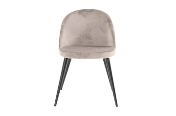 Matstol utan armstöd Venture Home Velvet Köksstol Sammet Pink - Products - Möbler - Fåtölj & stolar - Matstol & köksstol