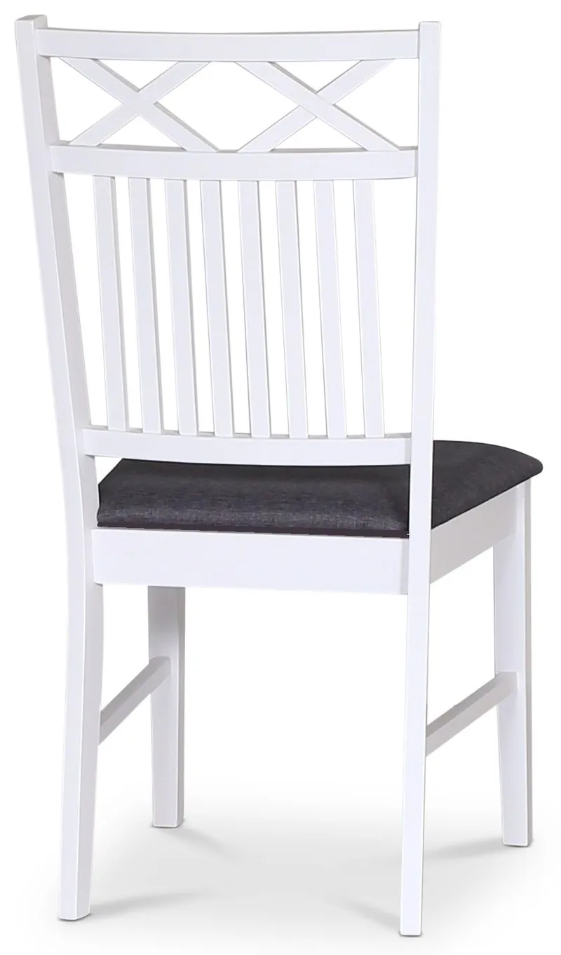 Matstol vit/grå - Sandhamn Gripsholm - Vit/grå - Products - Möbler - Fåtölj & stolar - Matstol & köksstol