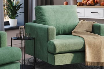 Menard Compact Fåtölj - Grön - Products - Möbler - Fåtölj & stolar - Fåtölj