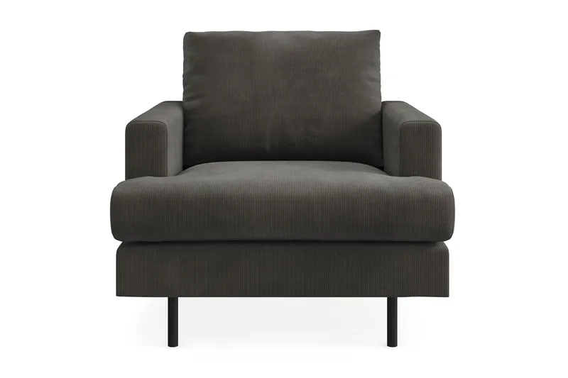 Menard Compact Fåtölj - Mörkgrå - Products - Möbler - Fåtölj & stolar - Fåtölj