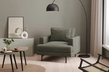 Menard Fåtölj - Mörkgrön - Products - Möbler - Fåtölj & stolar - Fåtölj