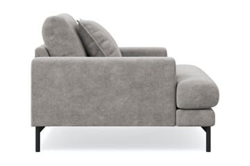 Menard Premium Fåtölj i Chenille - Grå/Brun - Products - Möbler - Fåtölj & stolar - Fåtölj