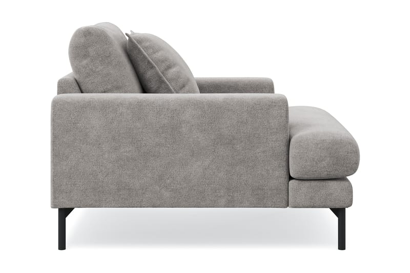 Menard Premium Fåtölj i Chenille - Grå/Brun - Products - Möbler - Fåtölj & stolar - Fåtölj