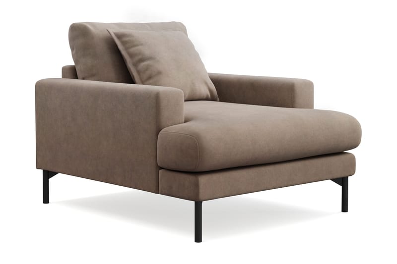 Menard Premium Fåtölj i Tyg - Brun - Products - Möbler - Fåtölj & stolar - Fåtölj