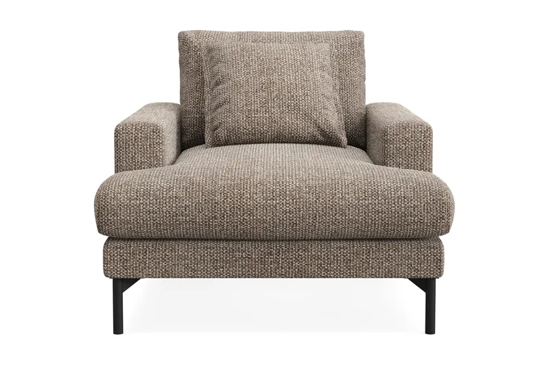Menard Premium Fåtölj i Chenille - Brun - Products - Möbler - Fåtölj & stolar - Fåtölj