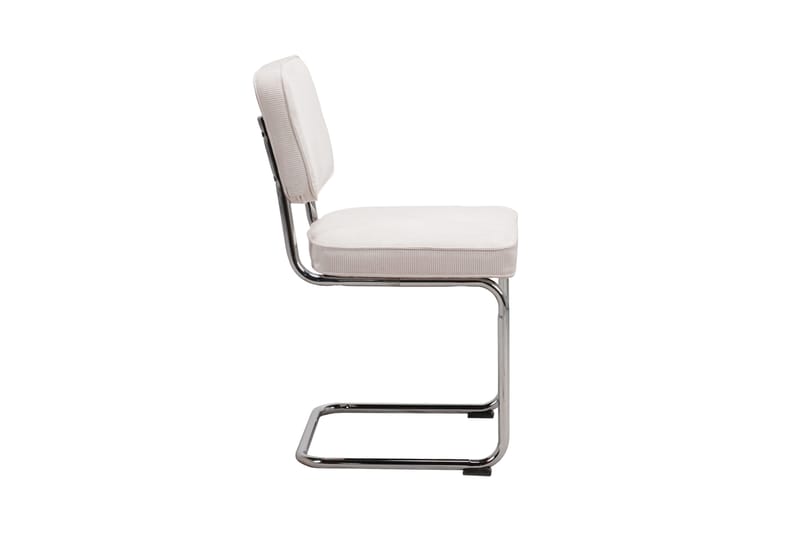 Milva Matstol - Beige/Krom - Products - Möbler - Fåtölj & stolar - Matstol & köksstol